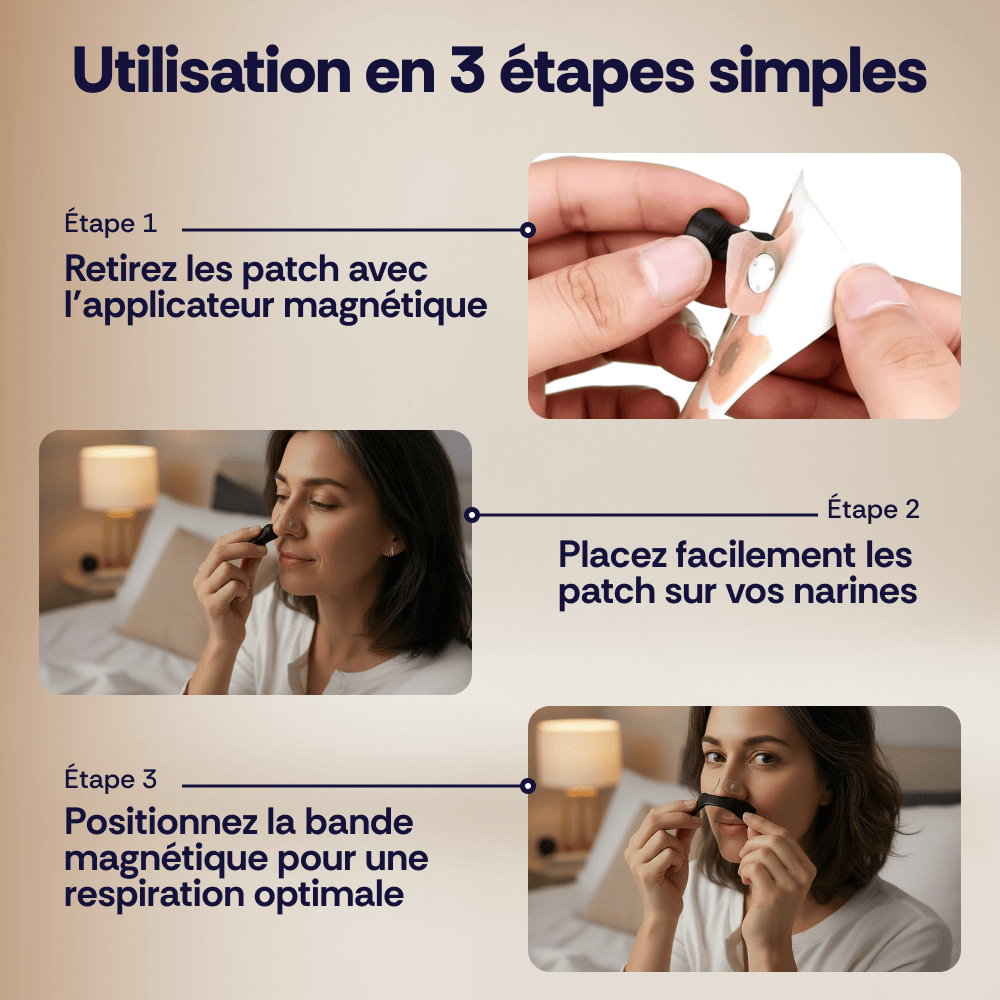 NasoMag™ - Bandes nasales magnétiques