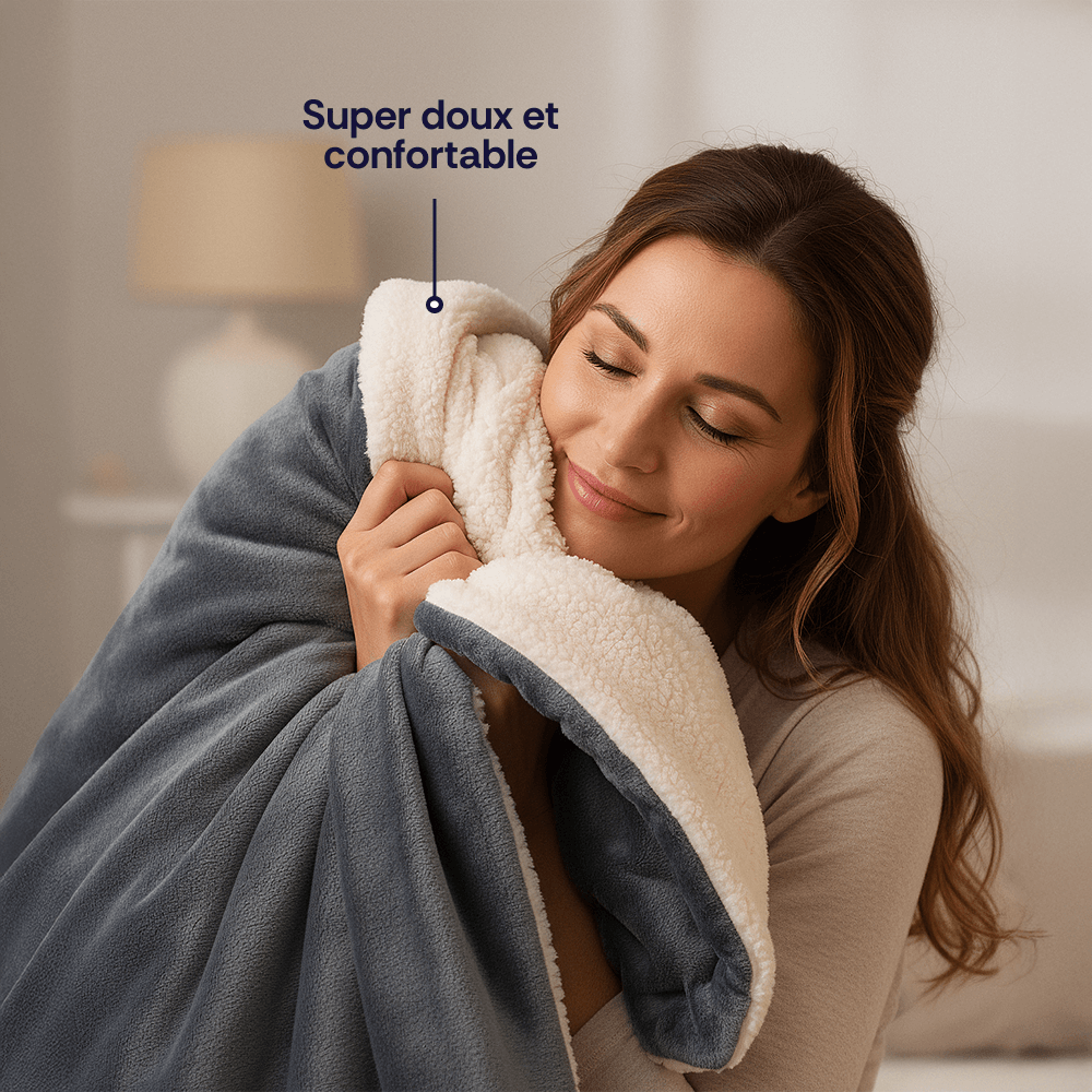 Plaid Cocooning Sherpa