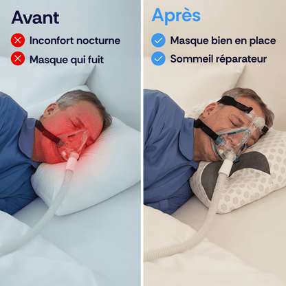 Oreiller CPAP à mémoire de forme
