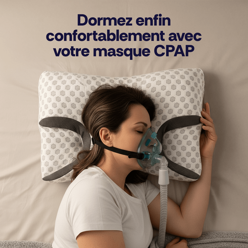 Oreiller CPAP à mémoire de forme