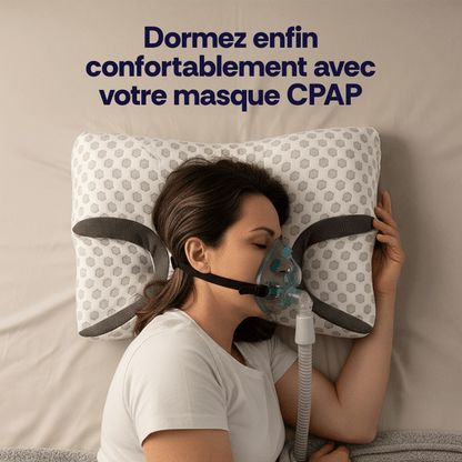 Oreiller CPAP à mémoire de forme