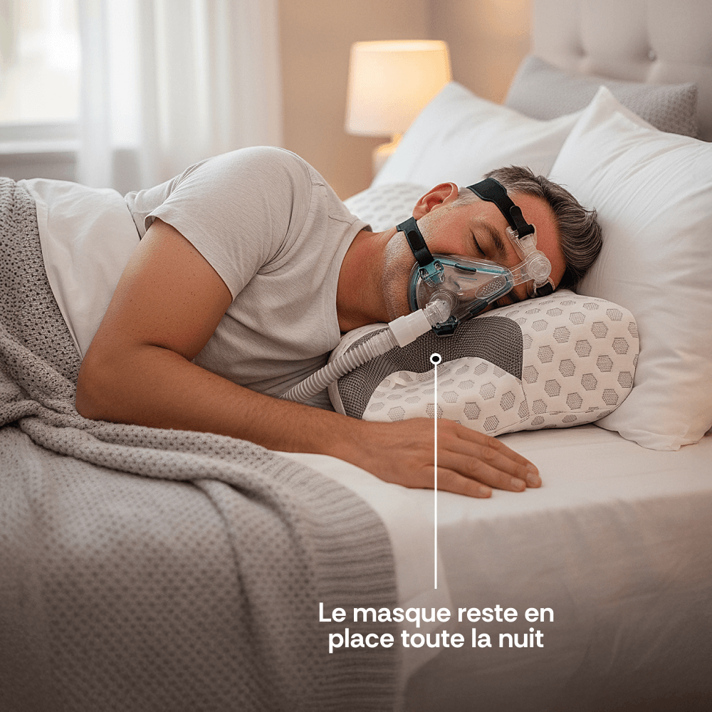 Oreiller CPAP à mémoire de forme