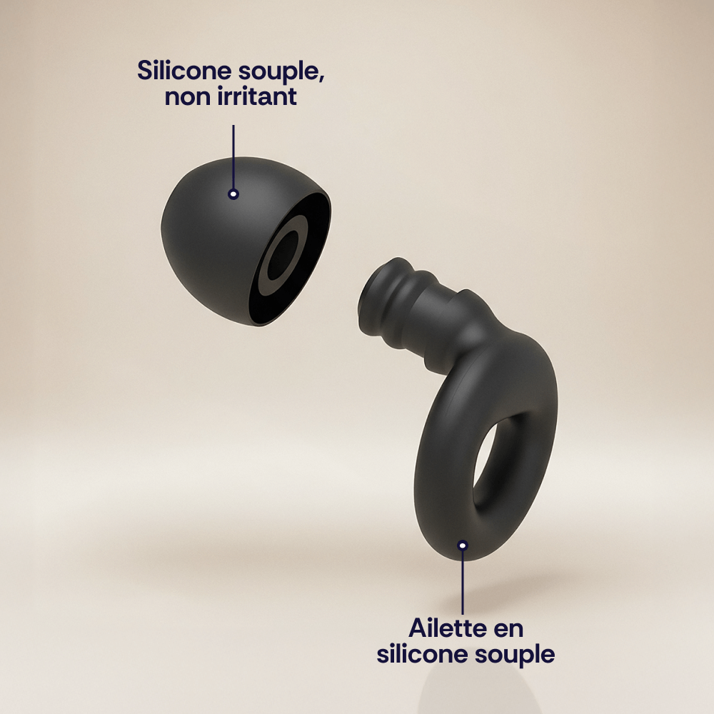 SomniPlugs™ - Bouchons d'oreilles anti-bruit