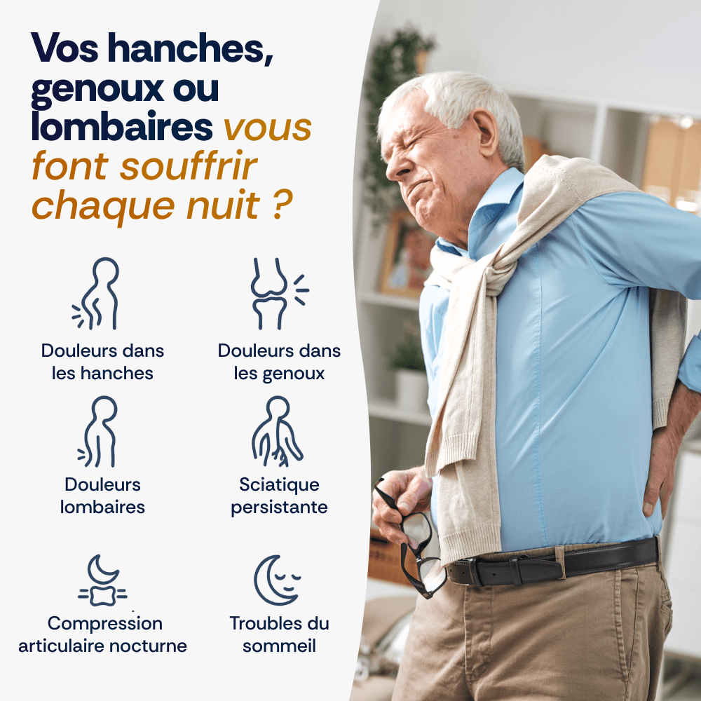 Coussin Orthopédique Genoux Somnilys