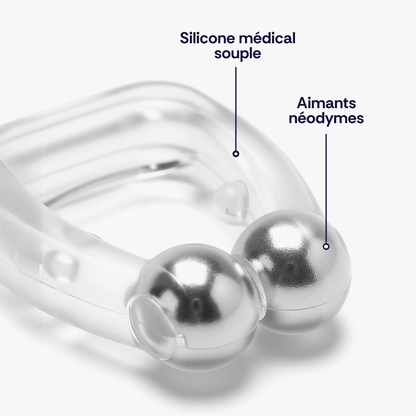 Clip nasal magnétique anti-ronflement