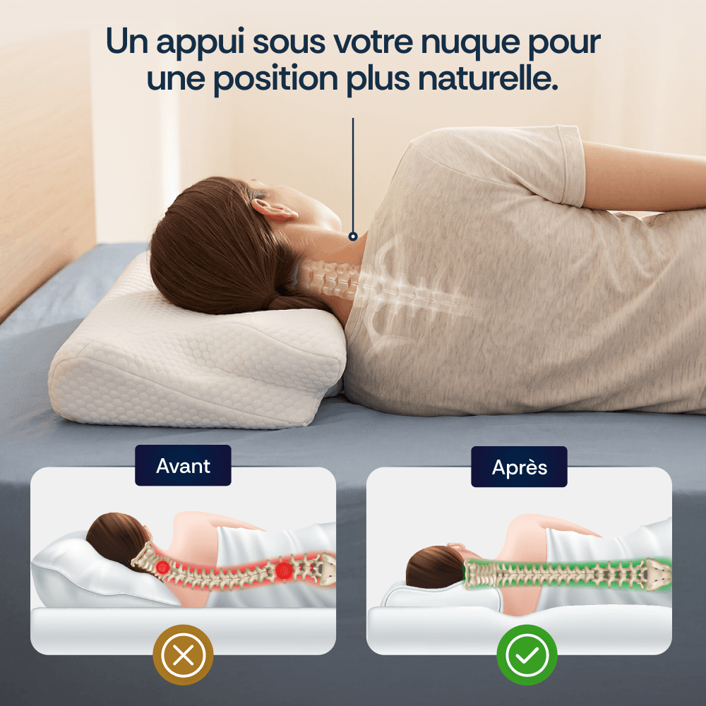 L'oreiller ergonomique cervical original Somnilys™ Gen. 1
