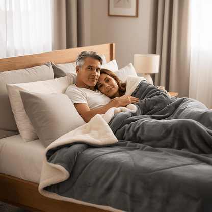 Plaid Cocooning Sherpa