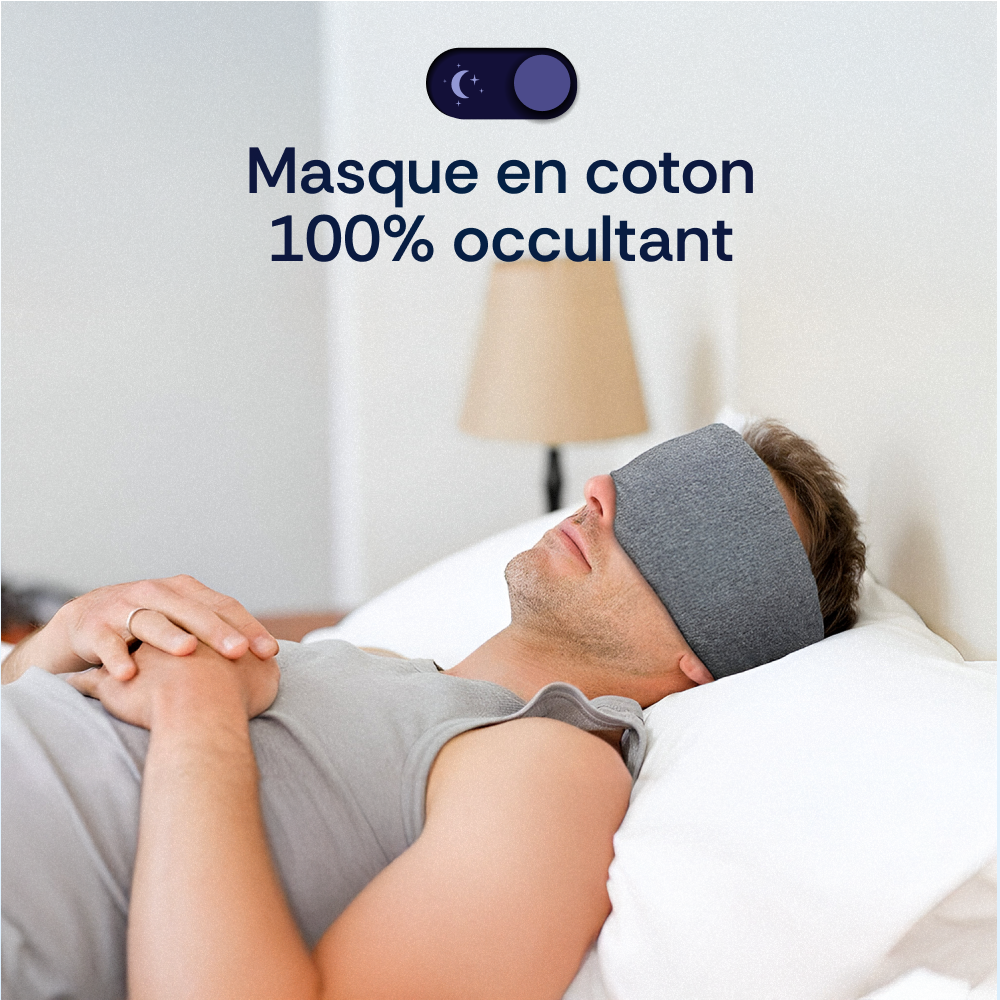 Masque de sommeil en coton