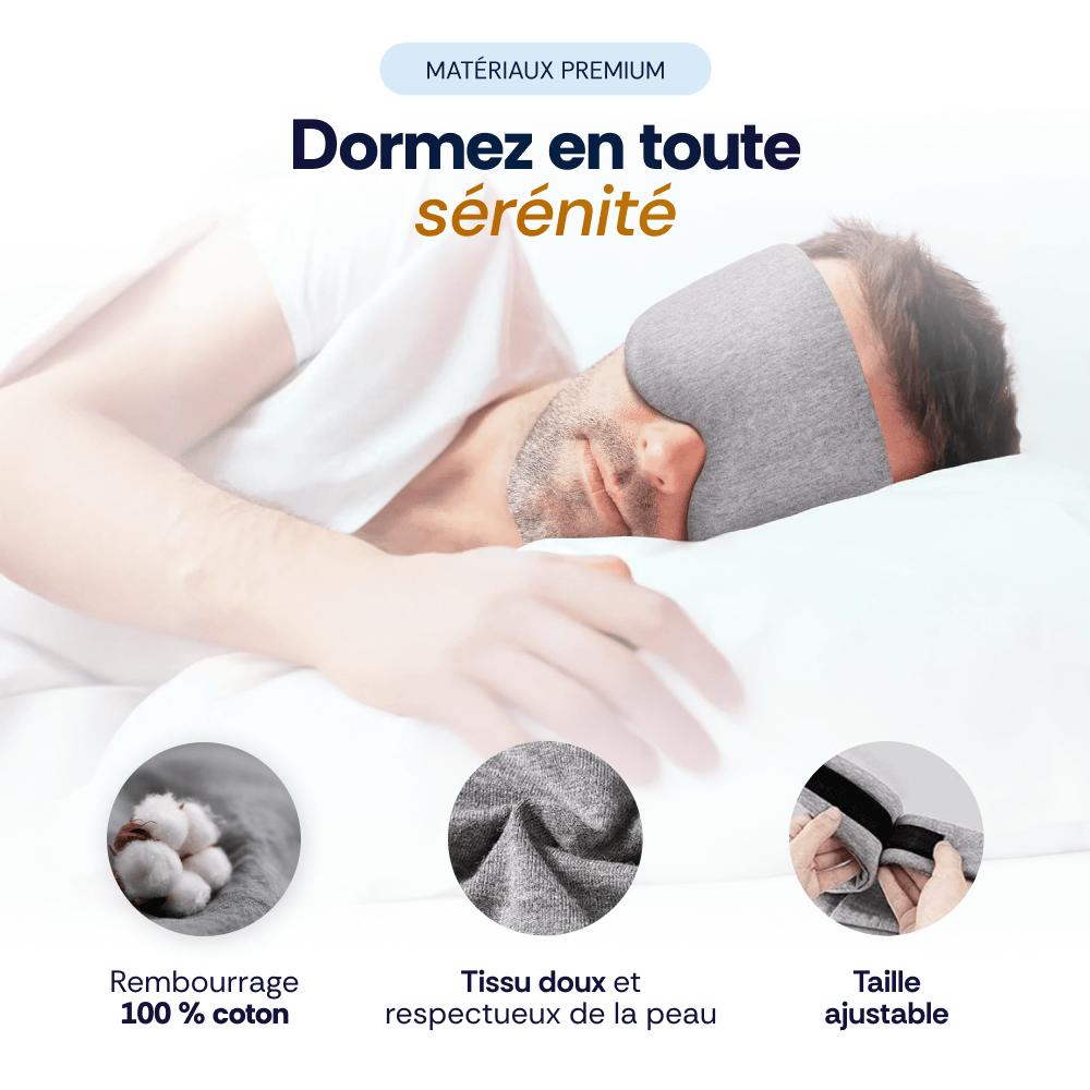 Masque de sommeil en coton - Somnilys