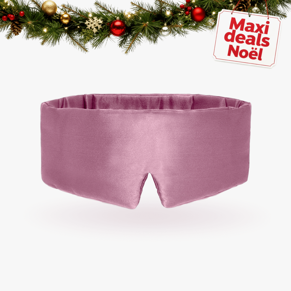 Masque de sommeil en soie de mûrier