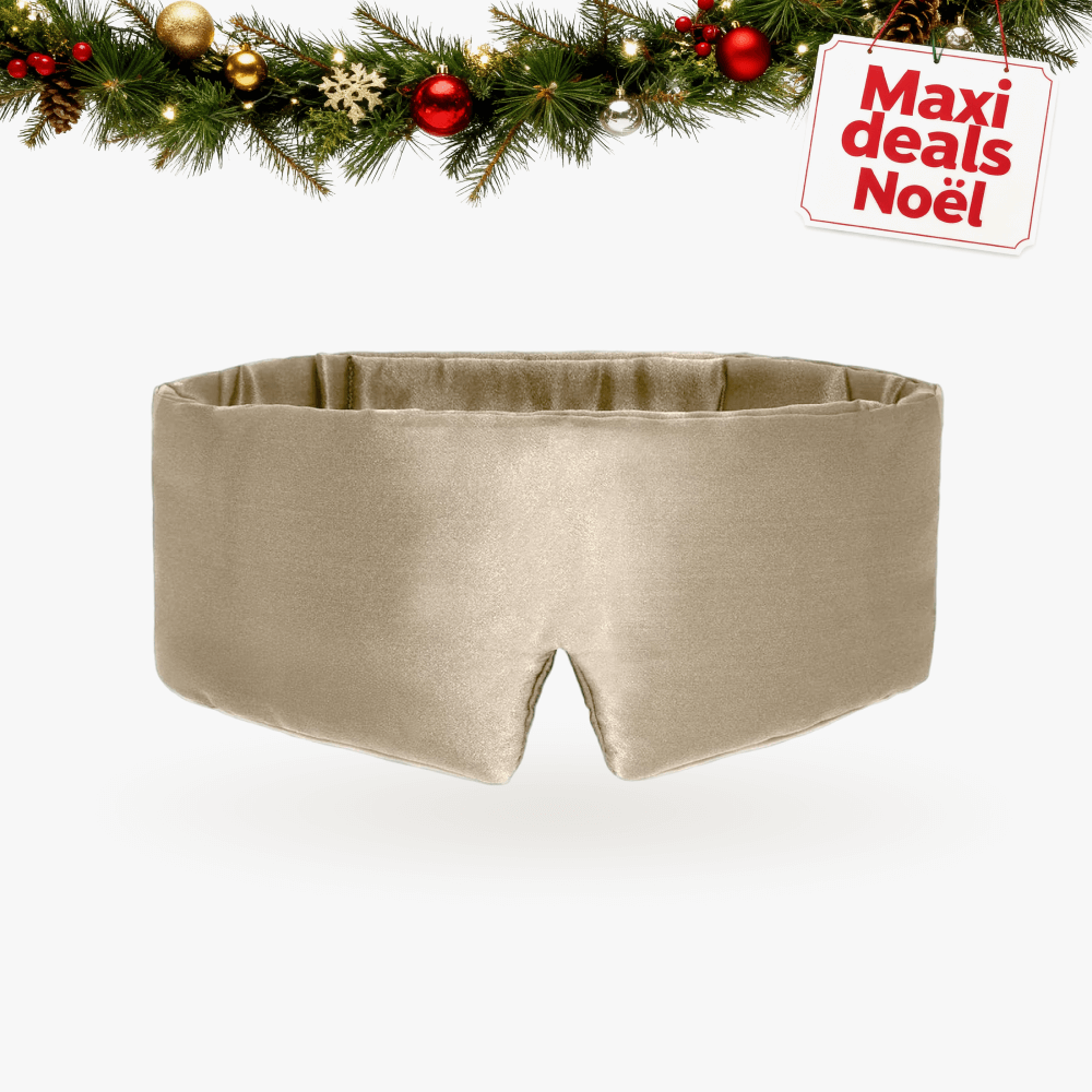 Masque de sommeil en soie de mûrier
