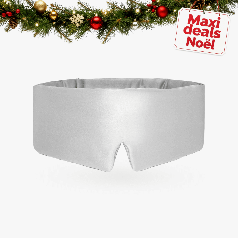 Masque de sommeil en soie de mûrier