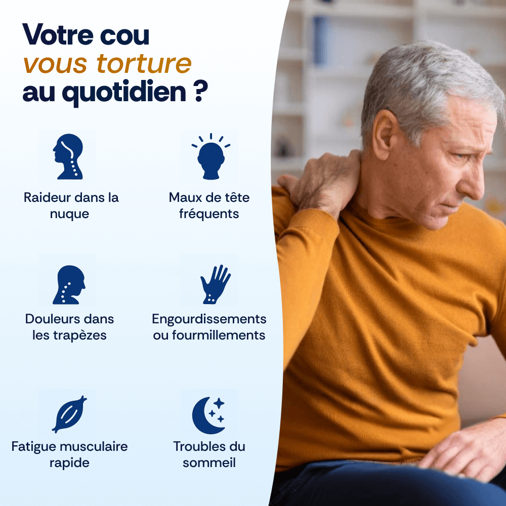 Masseur cervical shiatsu chauffant 6D Somnilys - Somnilys