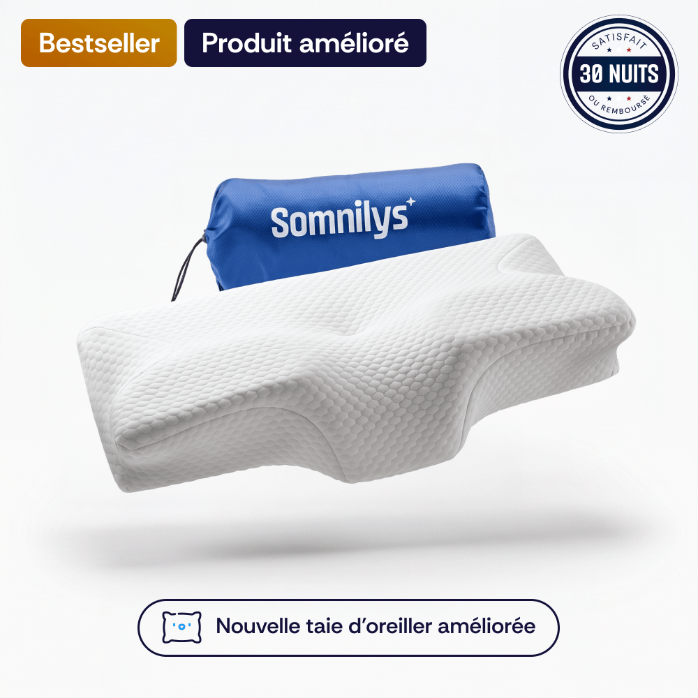 L'oreiller ergonomique cervical original Somnilys™ Gen. 1 - Somnilys