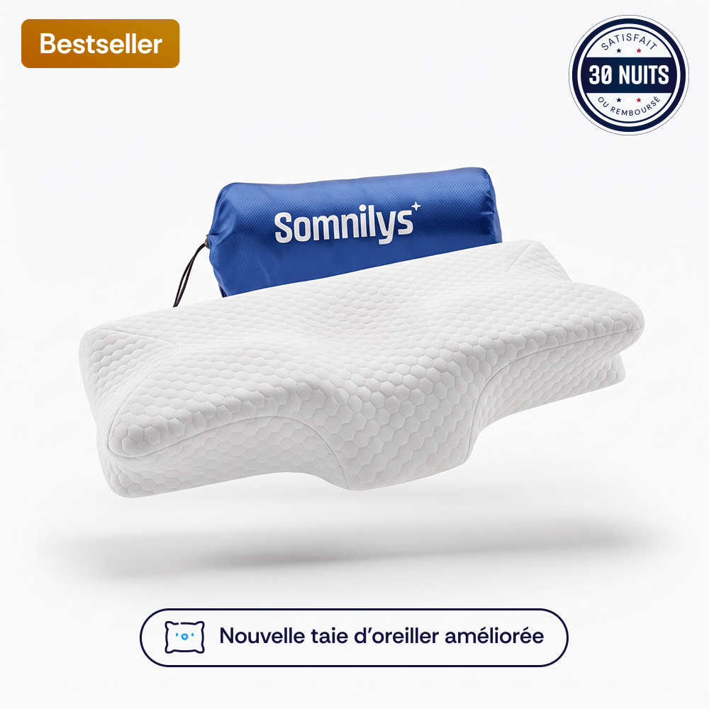 Oreiller ergonomique cervical à mémoire de forme Gen. 1
