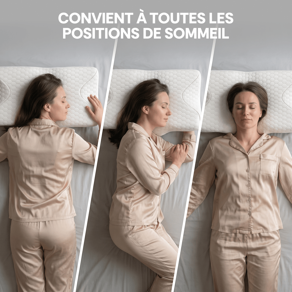 Oreiller ergonomique cervical à mémoire de forme Gen. 1