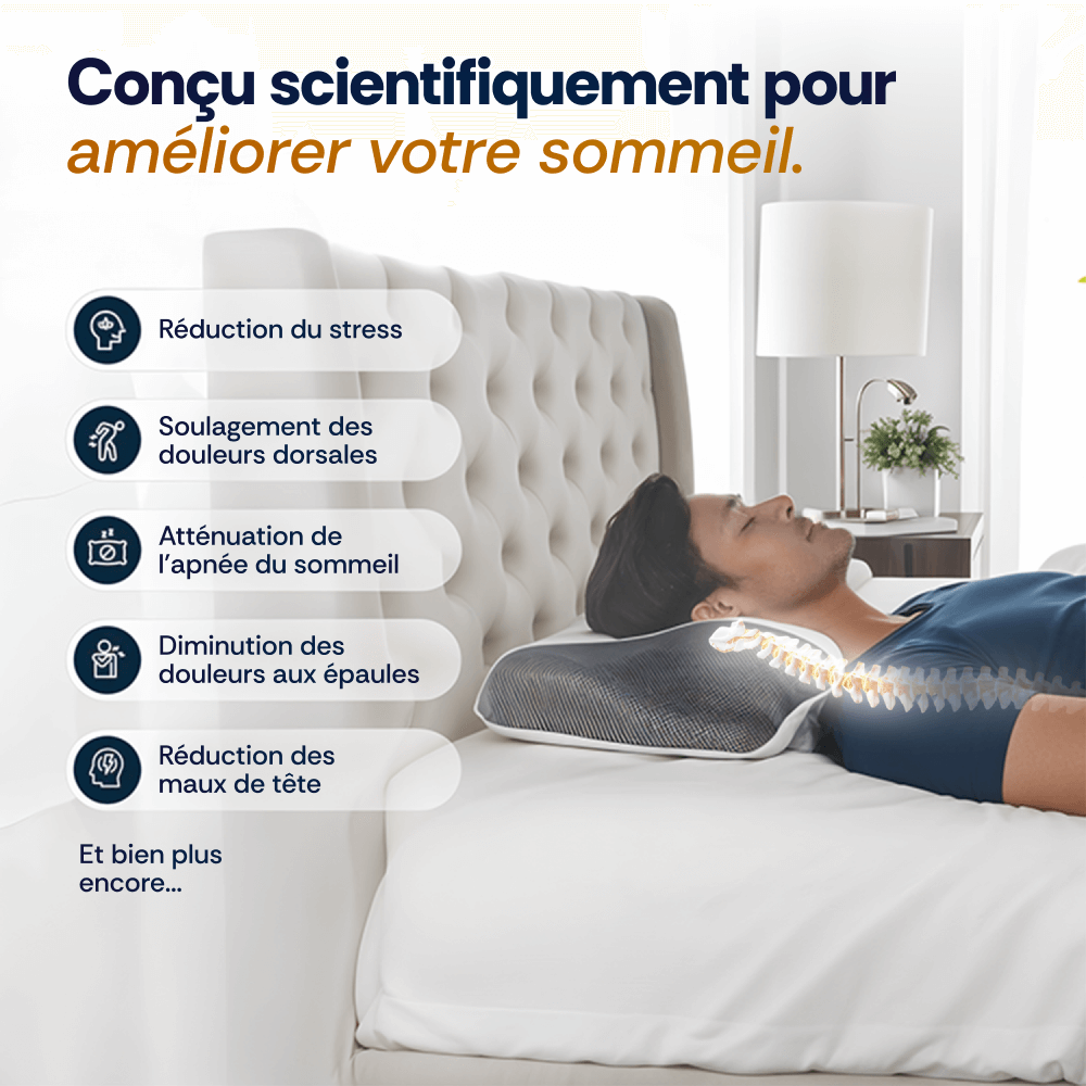 Oreiller Ergonomique Cervical Somnilys