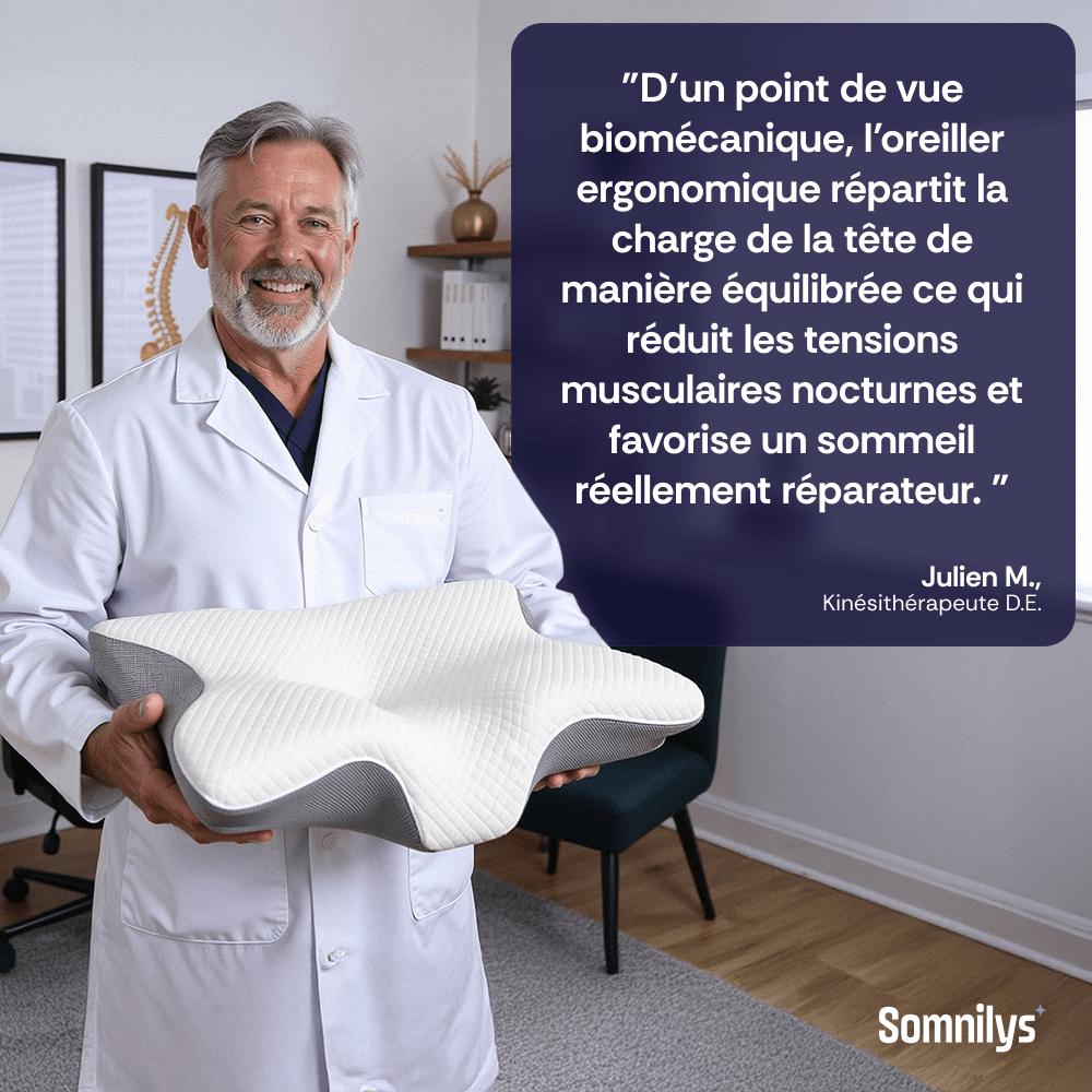 Oreiller Ergonomique Cervical Somnilys™