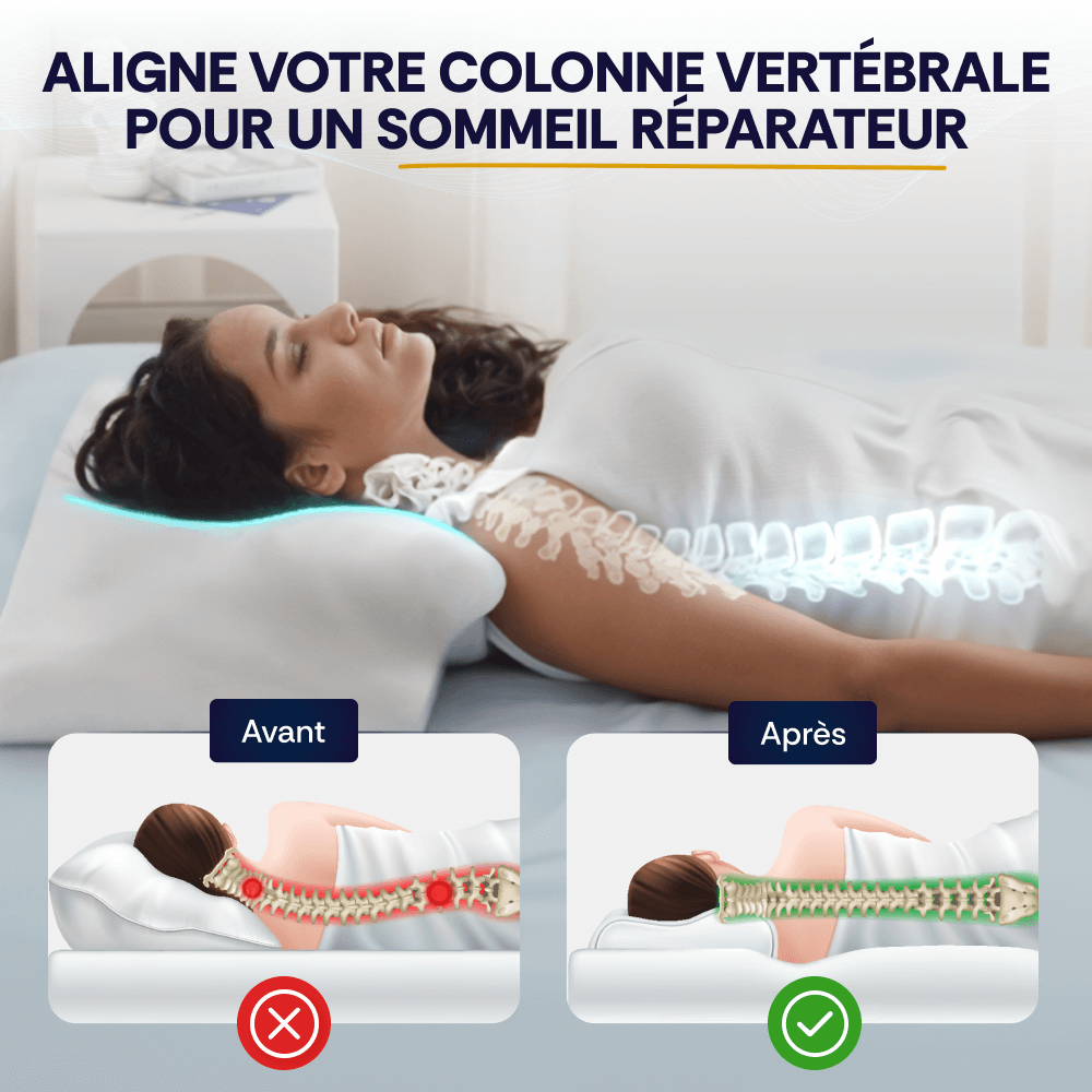 Oreiller Ergonomique Cervical Somnilys™