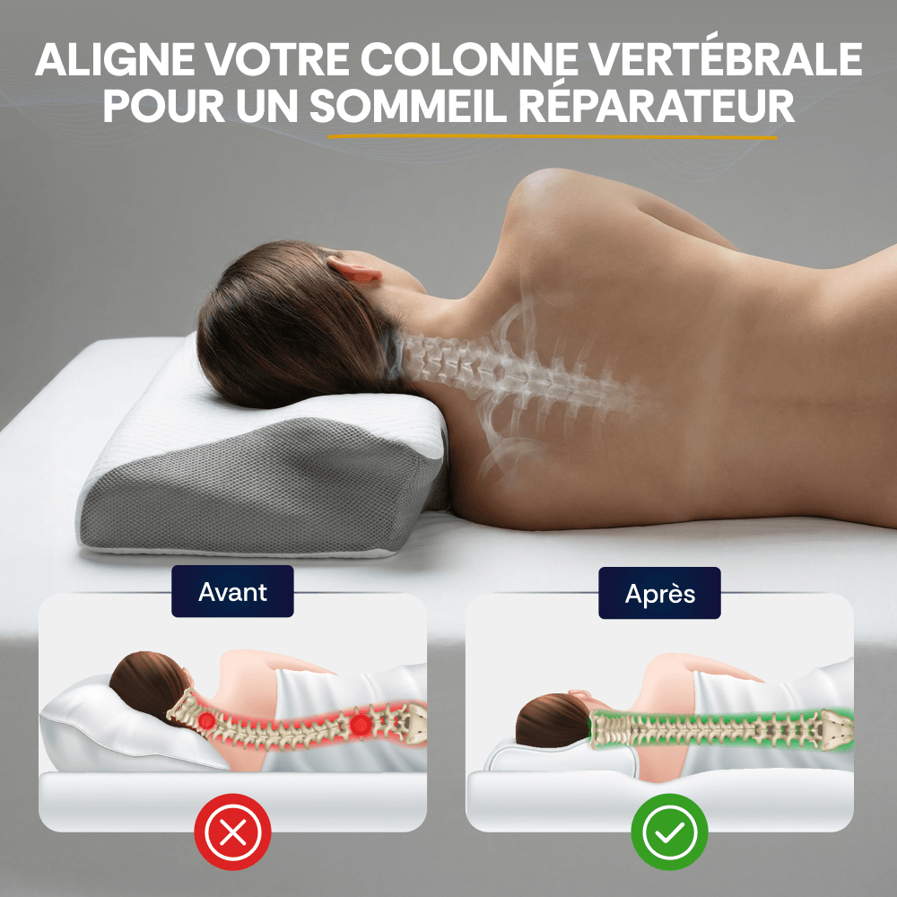 Oreiller Ergonomique Cervical Somnilys™