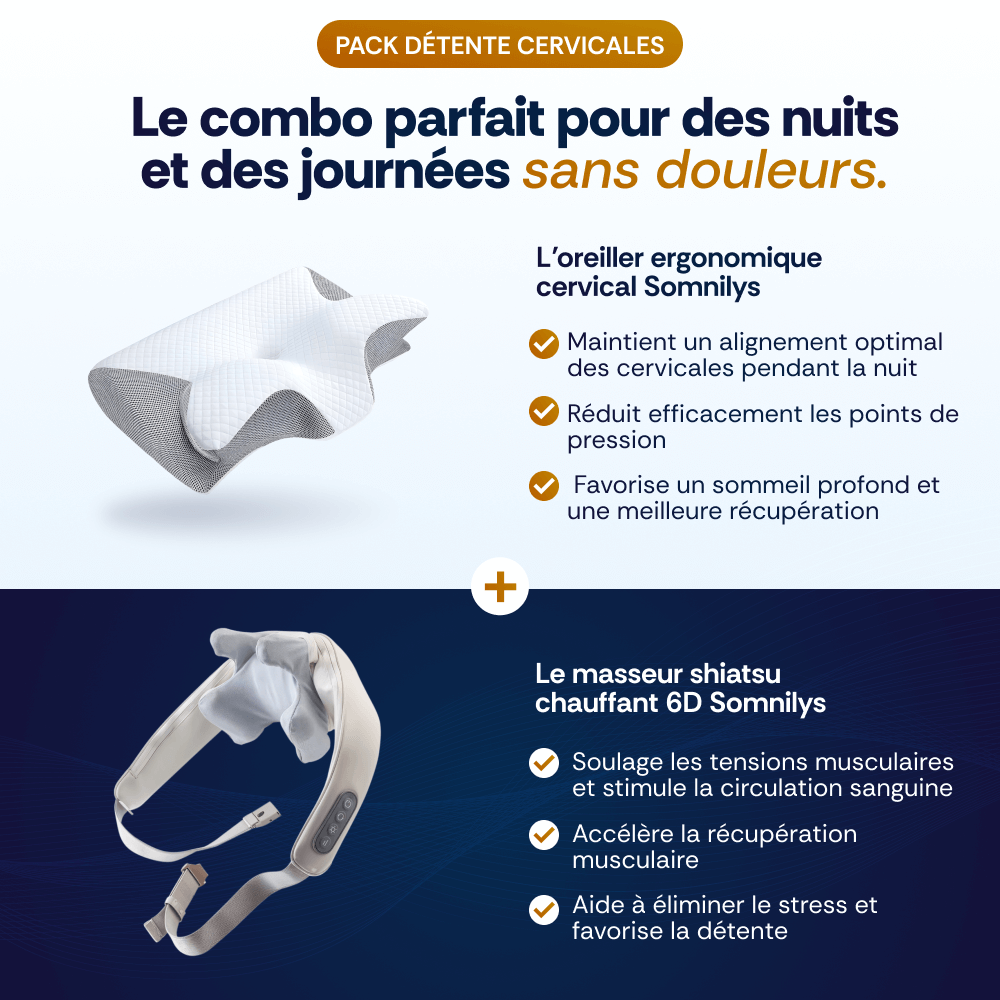 Oreiller Ergonomique Cervical Somnilys