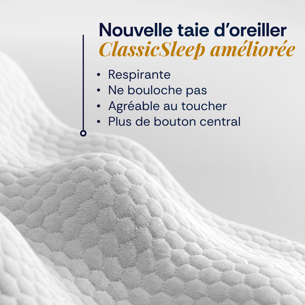 Oreiller ergonomique cervical à mémoire de forme Gen. 1