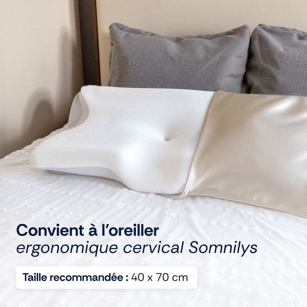Taie d'oreiller en soie de mûrier - Somnilys