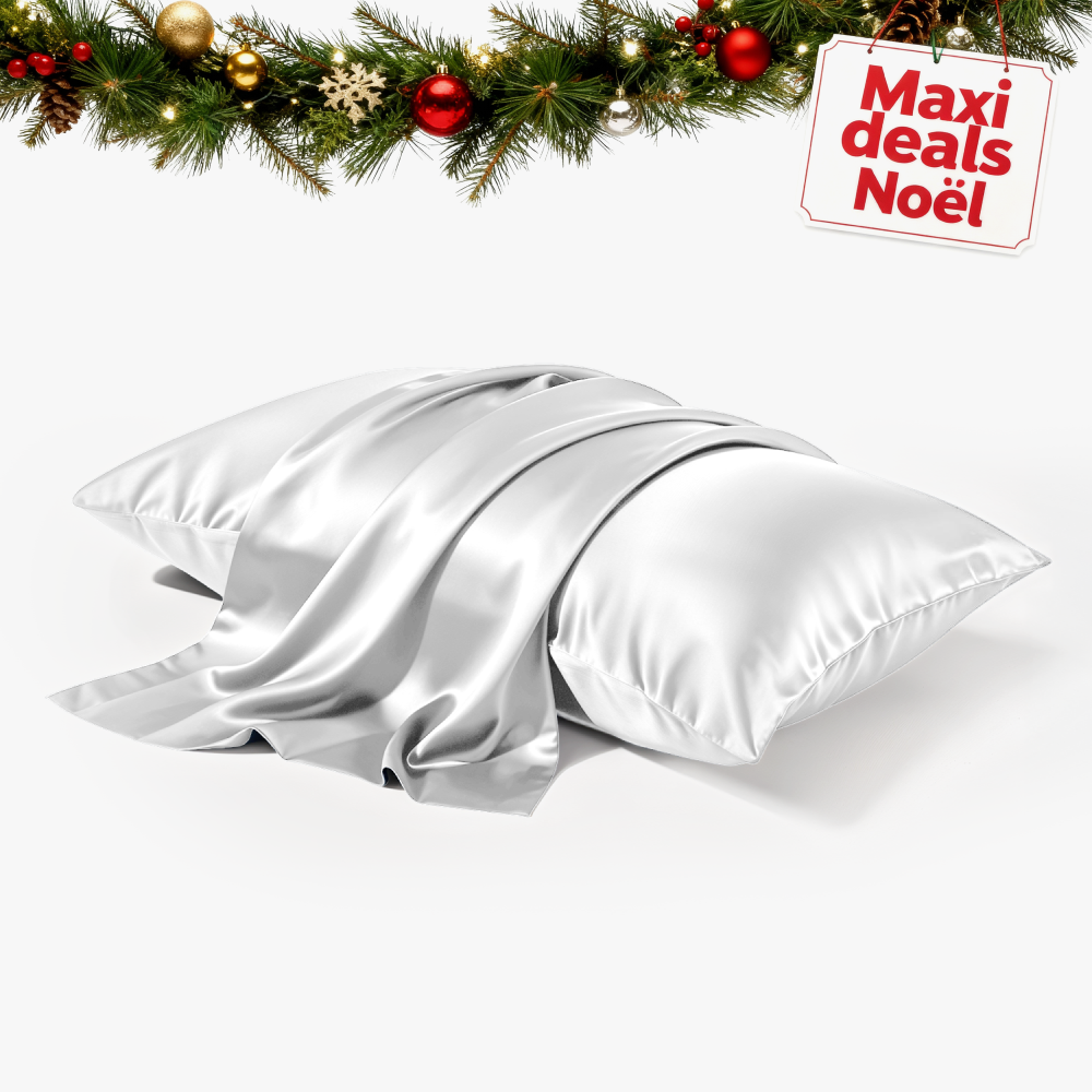 Taie d'oreiller en soie de mûrier