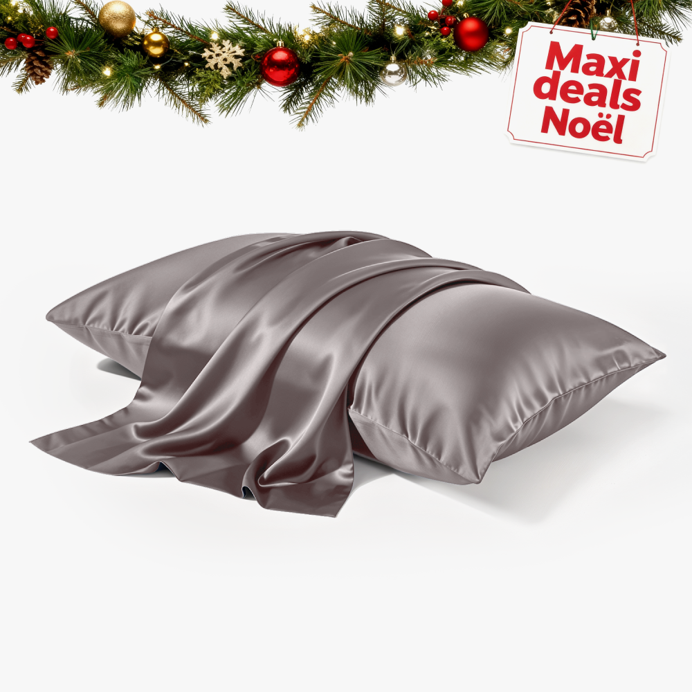 Taie d'oreiller en soie de mûrier