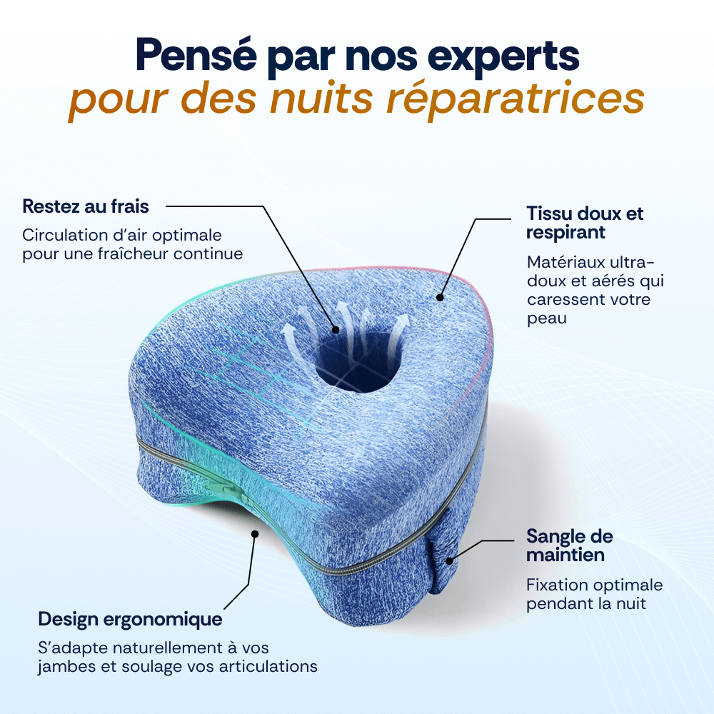 Coussin Orthopédique Genoux Somnilys - Somnilys