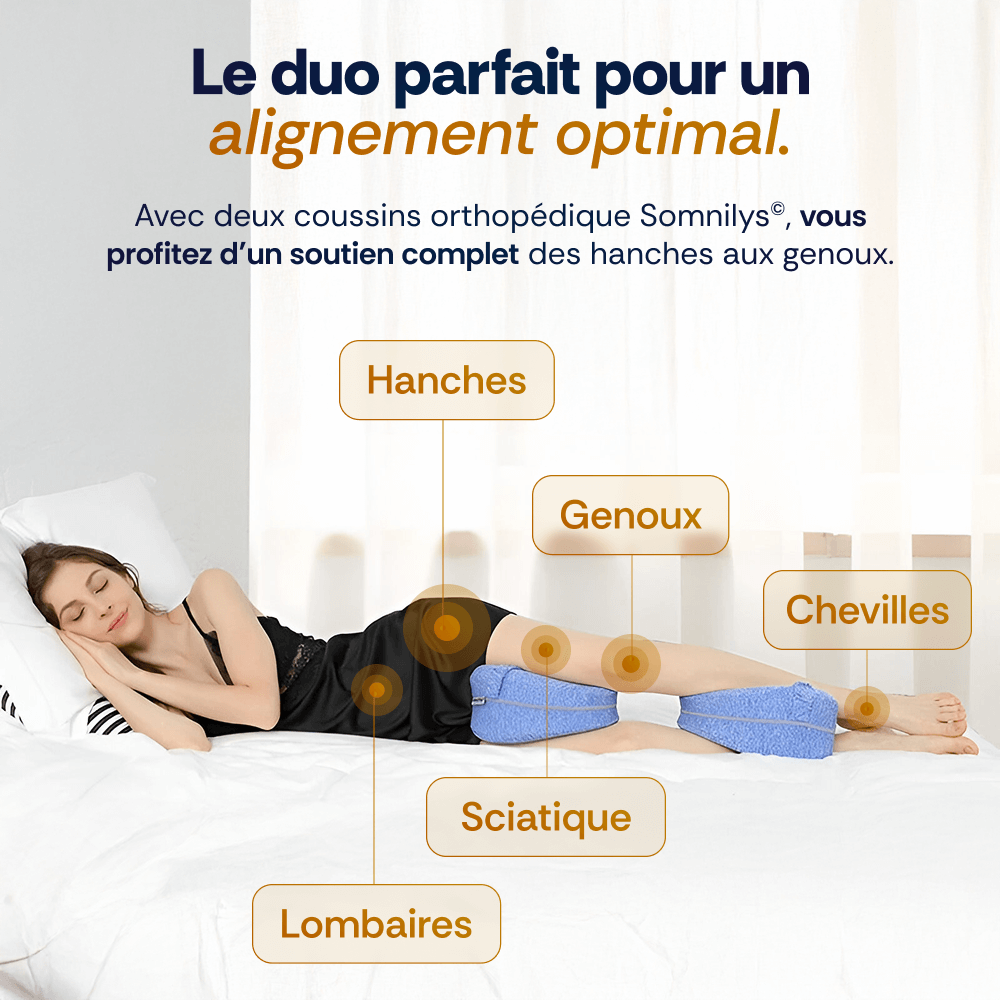 Coussin Orthopédique Genoux Somnilys - Somnilys
