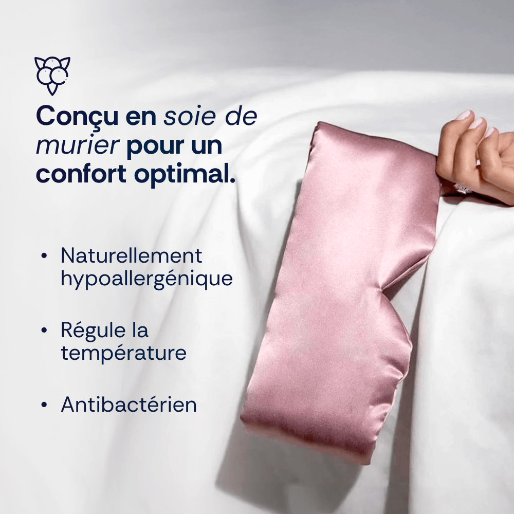 Masque de sommeil en soie de mûrier - Somnilys
