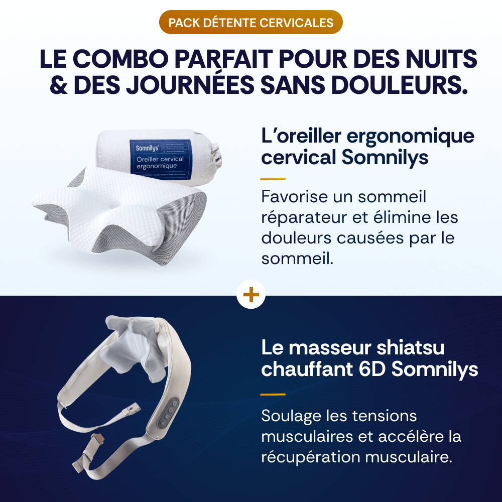 Oreiller Ergonomique Cervical Somnilys - Somnilys