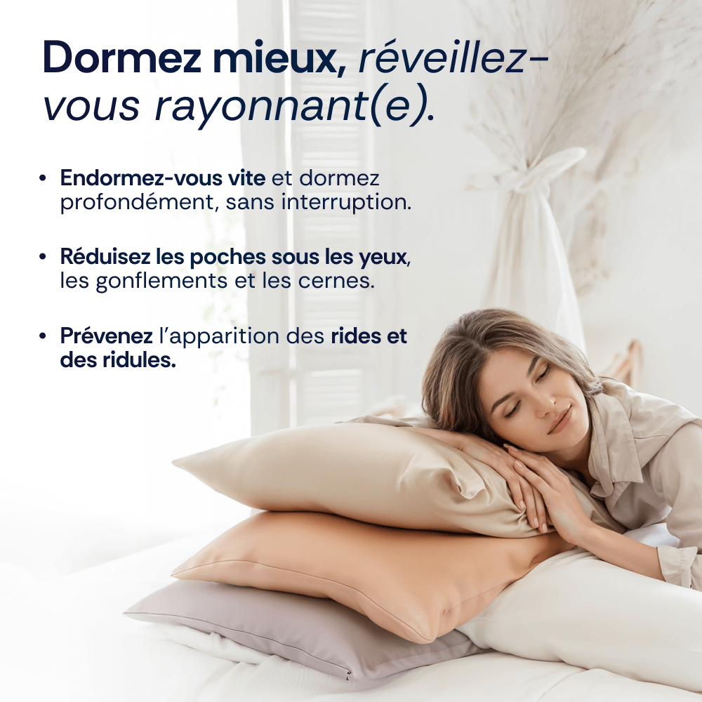 Taie d'oreiller en soie de mûrier - Somnilys