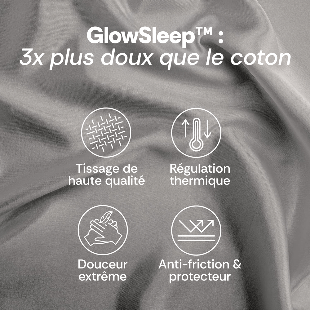 Taie d'oreiller GlowSleep™ de Somnilys (précommande) - Somnilys