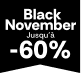 Black November : jusqu’à -60 % sur une sélection